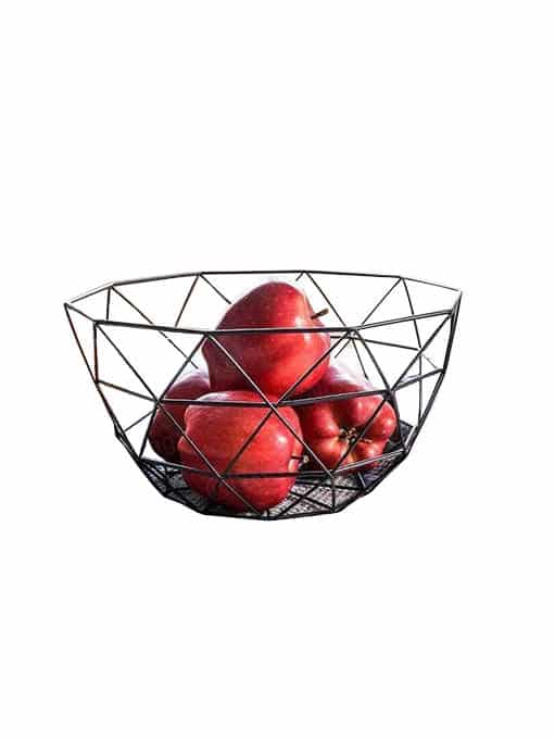 سبد میوه فلزی چند ضلعی