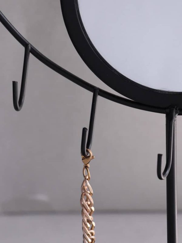 آویز جواهرات و آینه رومیزی