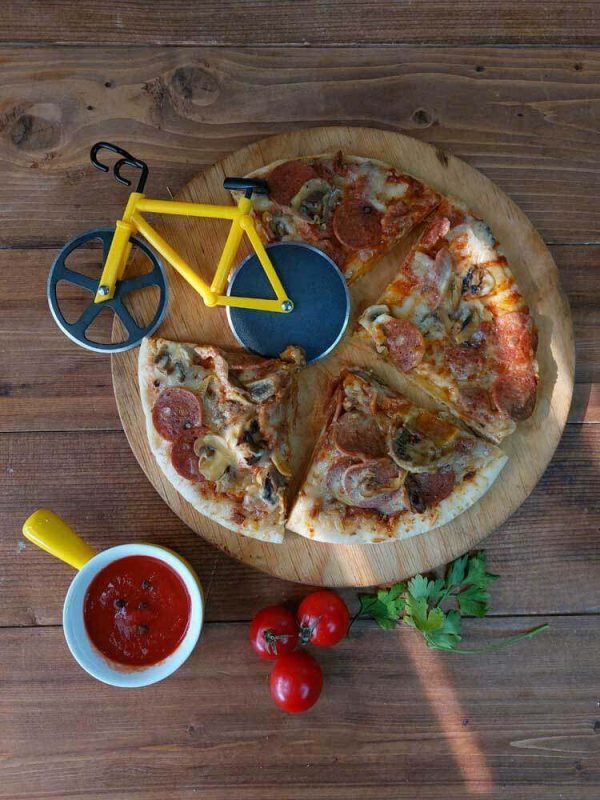پیتزا بر طرح دوچرخه