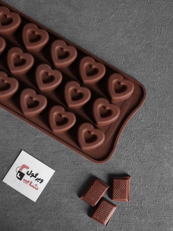 قالب شکلات سیلیکونی طرح قلب