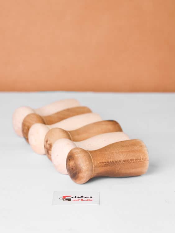 نمکدان چوبی مدل قارچ